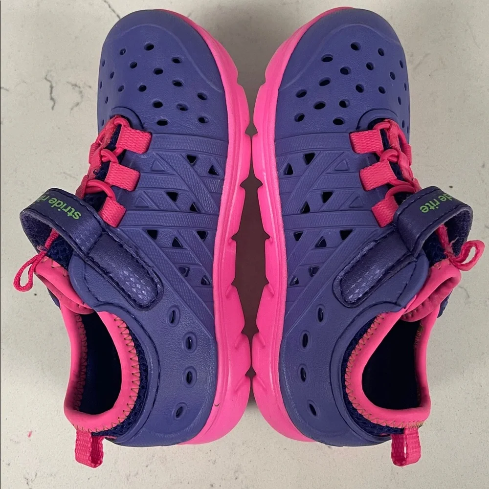 Stride Rite Girls Little Kid Made2play Phibian Sneaker Sandal Size 9 Purple Pink